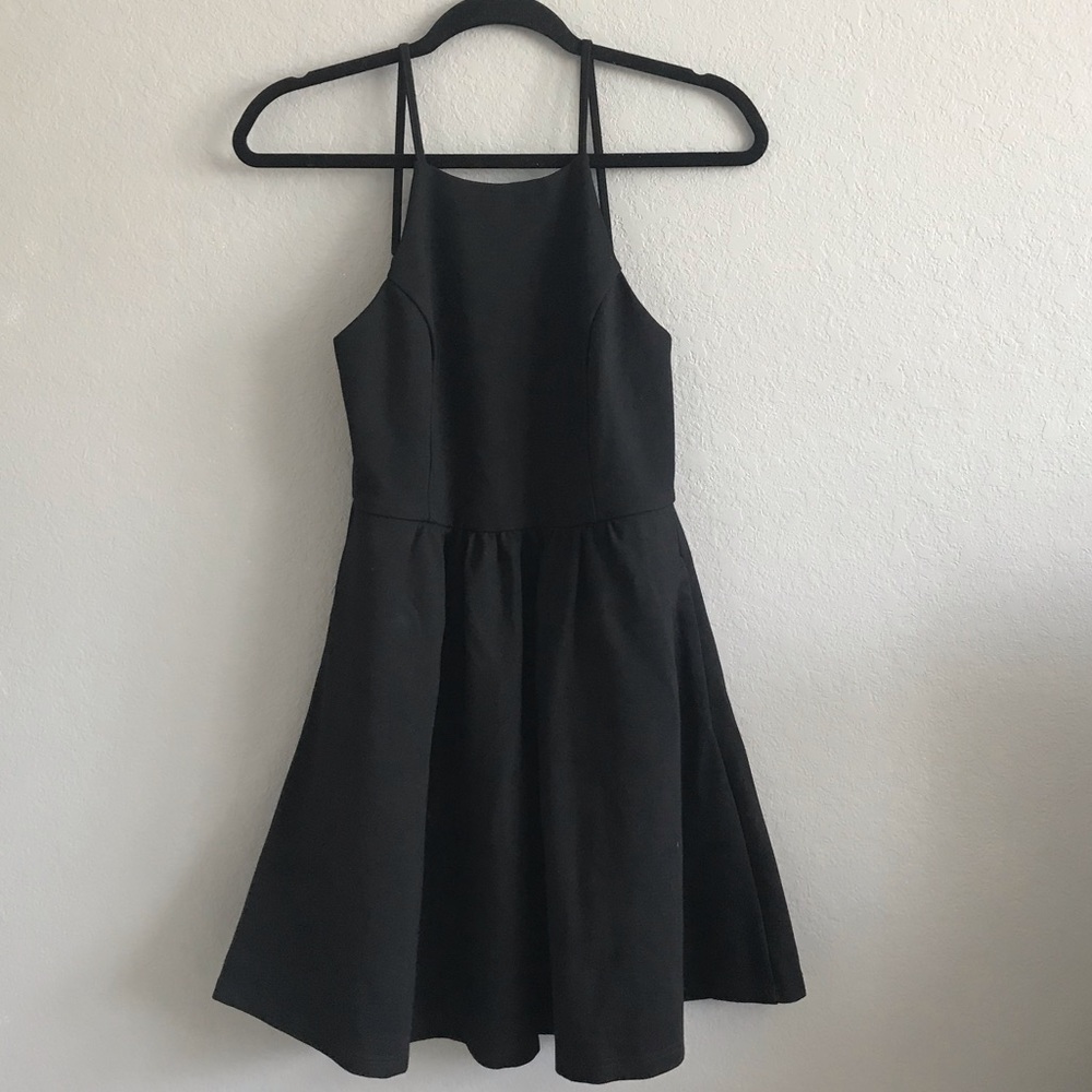 Black Skater Dress WITH POCKETS!